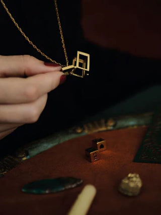 Sacha Cages Dice Amulet Necklace