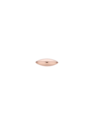 Oval Shaped Gold Piercing