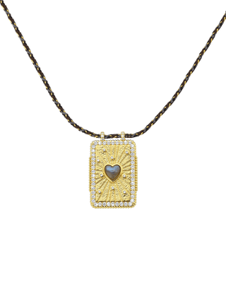 LABRADORITE HEART BOHEME Necklace