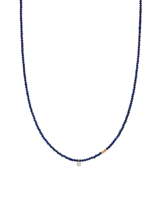 Lapis Lazuli Cubic Necklace